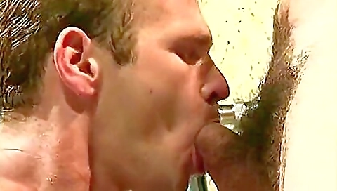 Sexy blonde fucked by a huge cock